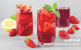 «راز شربت خانگی»: چگونه در کمترین زمان، خوشمزه‌ترین شربت توت‌فرنگی را درست کنیم؟