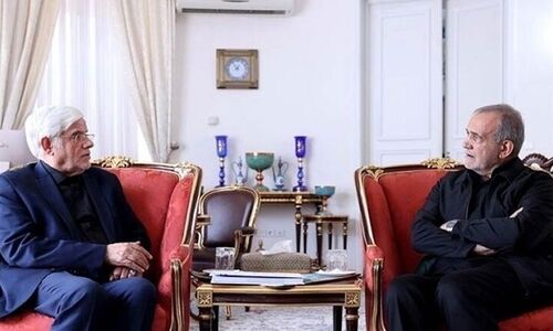 پزشکیان؛ در مسیر نوری قزلجه، پسر دکتر عارف و پسر خودش