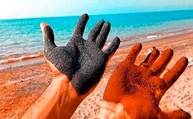 گردشگری بی‌ضابطه بلای جان سواحل نقره‌ای هرمزگان