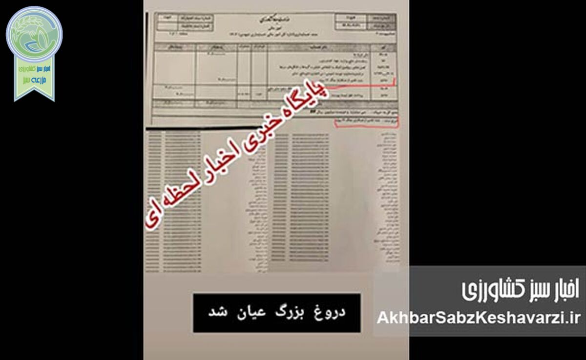 تکذیب بزرگ وزیر جهاد کشاورزی! اما چه سود+ویدئو