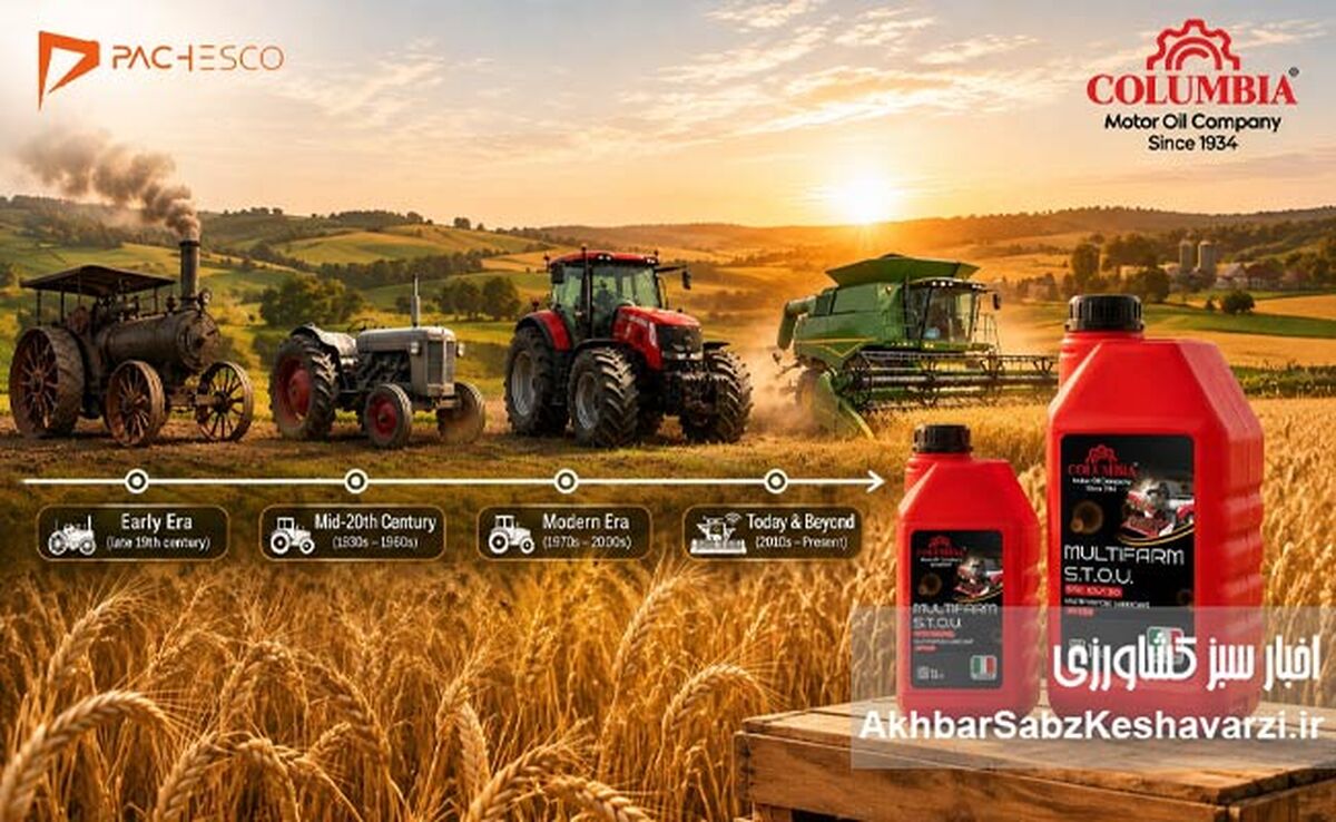کمپانی Columbia Motor Oil؛ نزدیک به یک قرن تجربه در روانکاری ماشین‌آلات کشاورزی