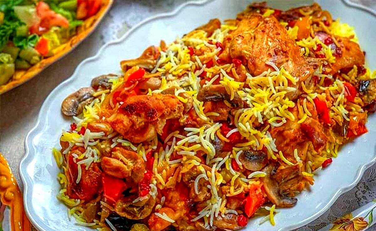مرغ لای پلو؛ یک طعم بسیار خوشمزه

