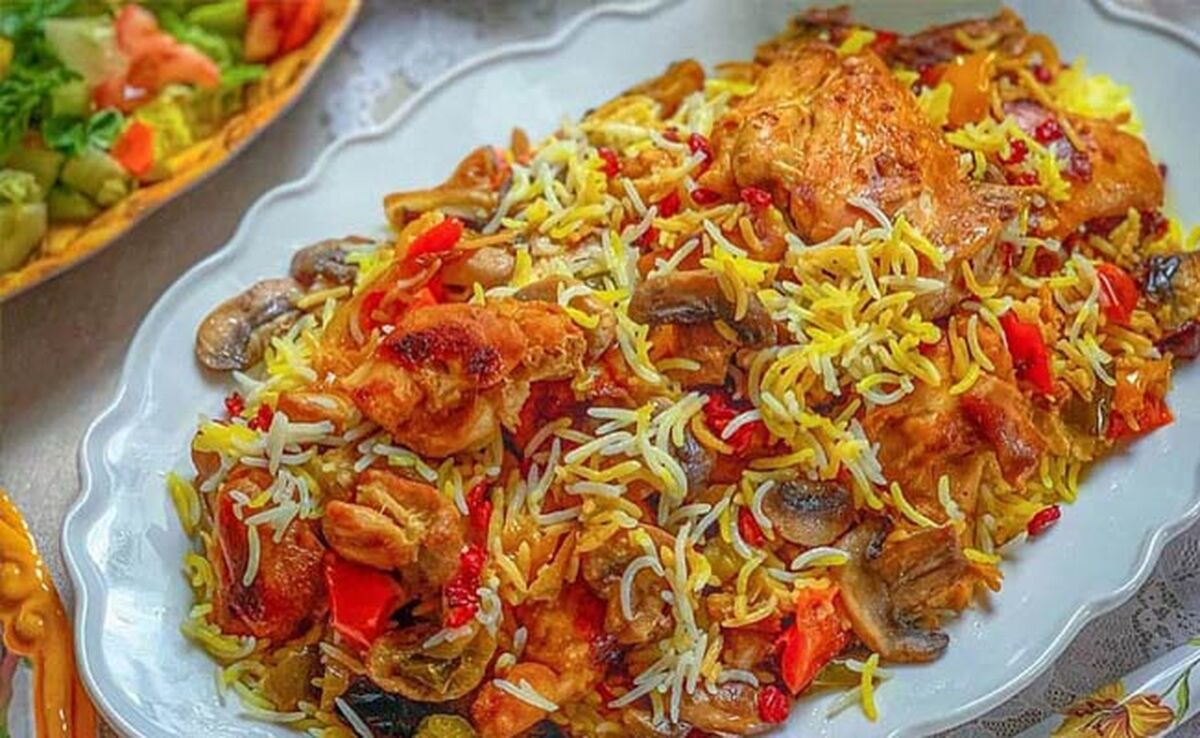 مرغ لای پلو؛ یک طعم بسیار خوشمزه

