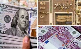 قیمت دلار و یورو در صرافی ملی امروز سه‌شنبه ۱ خرداد ۱۴۰۳

