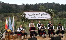 برپایی جشنواره پنبه در سرزمین طلای سفید+ عکس

