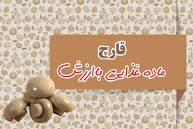 قارچ ماده غذایی باارزش

