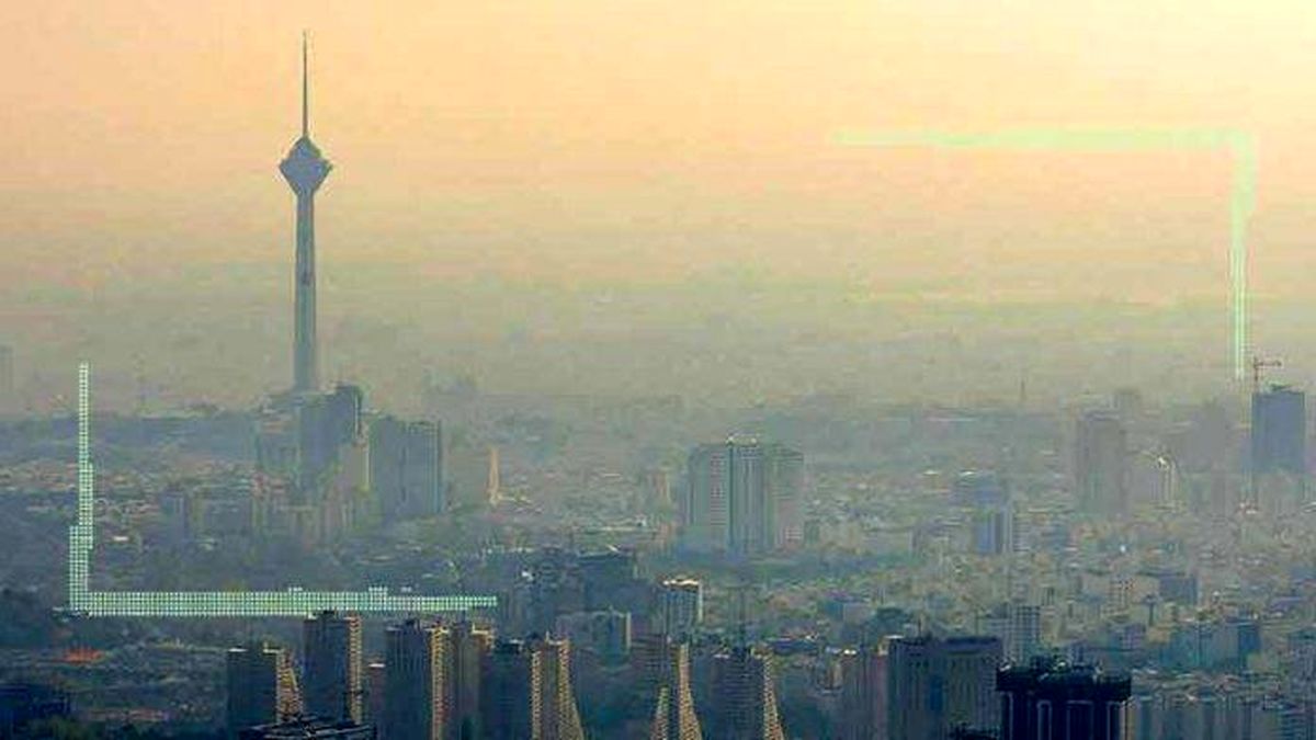۱۷ ایستگاه سنجش کیفیت هوای تهران در وضع قرمز