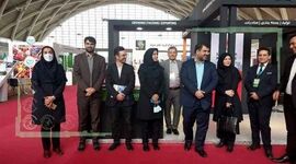 بازدید رئیس مرکز روابط عمومی وزارت کشاورزی از نمایشگاه میوه و سبزی