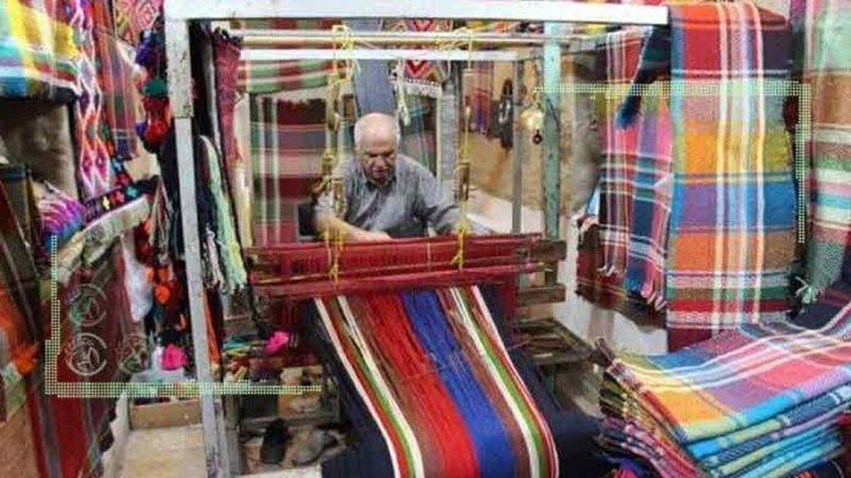 «موج بافی»، تجلی رنگ‌ها در زندگی