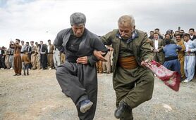 کردستان با شادی و رقص به پیشواز نوروز رفت+فیلم

