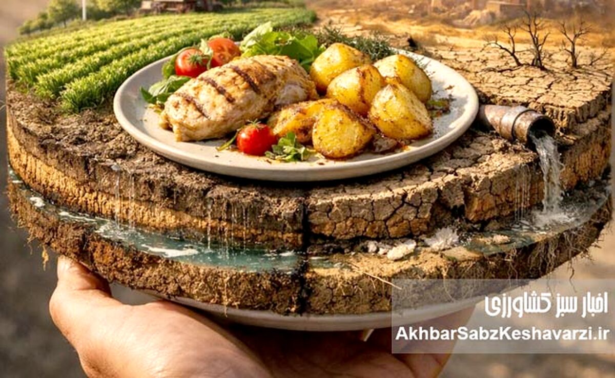 غذایی که می‌خوریم؛ ردپایش بر خاک، آب و هوا