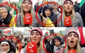قاب متفاوت راهپیمایی دیروز که توجه همه را جلب کرد+عکس