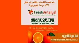 نمایشگاه بین‌المللی Fresh Antalya؛ دروازه کسب‌وکارهای بین‌المللی+جزئیات