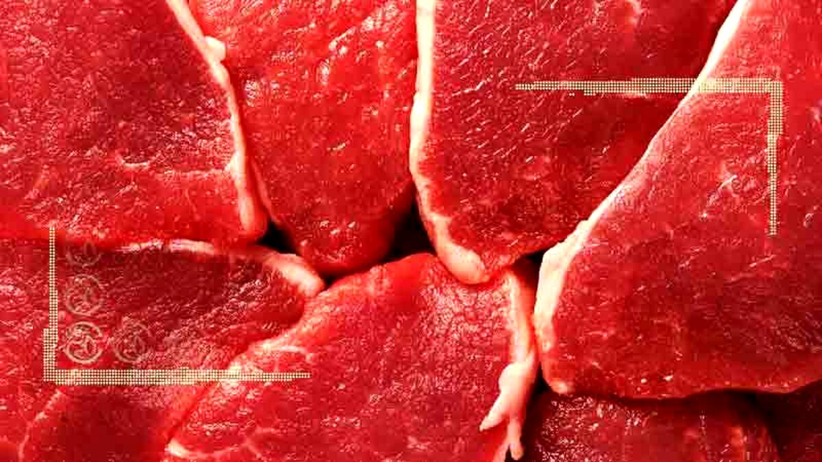 گوشت قرمز در بالاشهر 700 در پایین شهر 620
